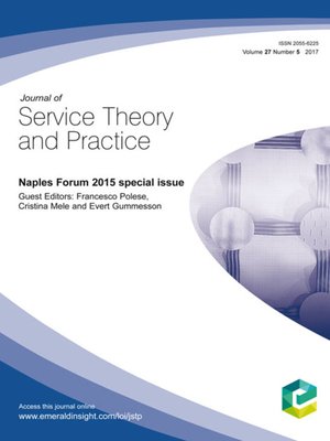 cover image of Journal of Service Theory and Practice, Volume 27, Number 5